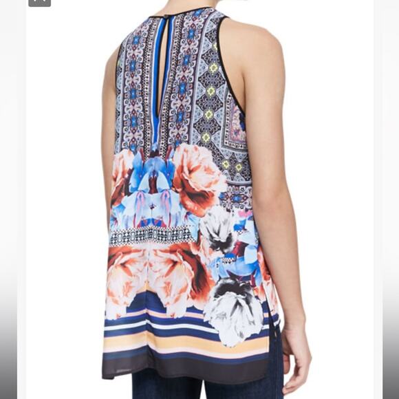 Clover Canyon Byzantine Scarf Top in Multi Sz S - Picture 2 of 9